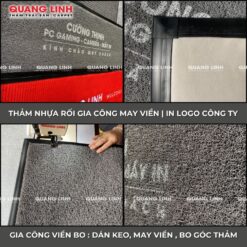 Thảm nhựa rối cửa ra vào trải sảnh chung cư công ty văn phòng