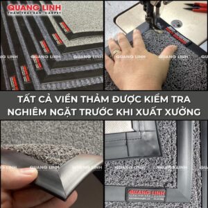 Thảm nhựa rối cửa ra vào trải sảnh chung cư công ty văn phòng