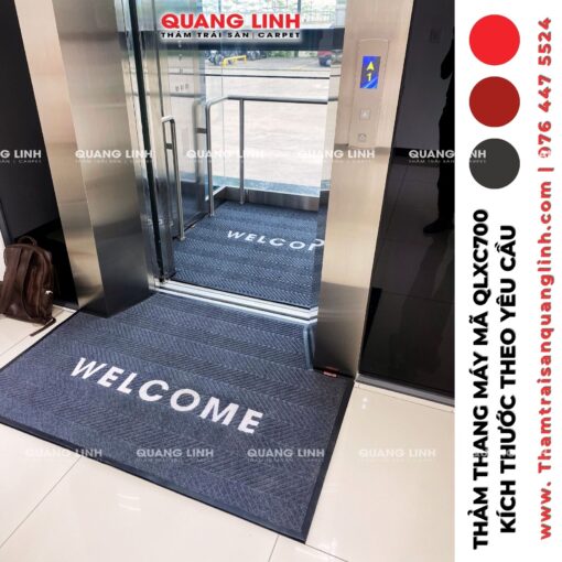 Bộ 2 Thảm Thang Máy Welcome Mã XC700
