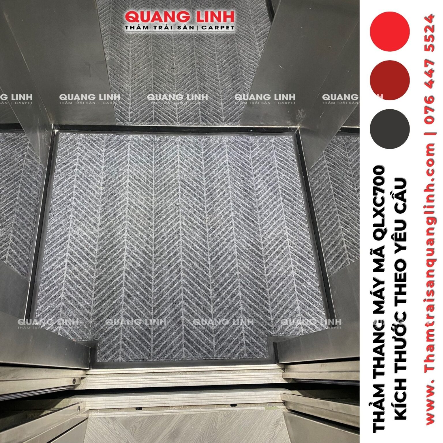 Bộ 2 Thảm Thang Máy Welcome Mã XC700