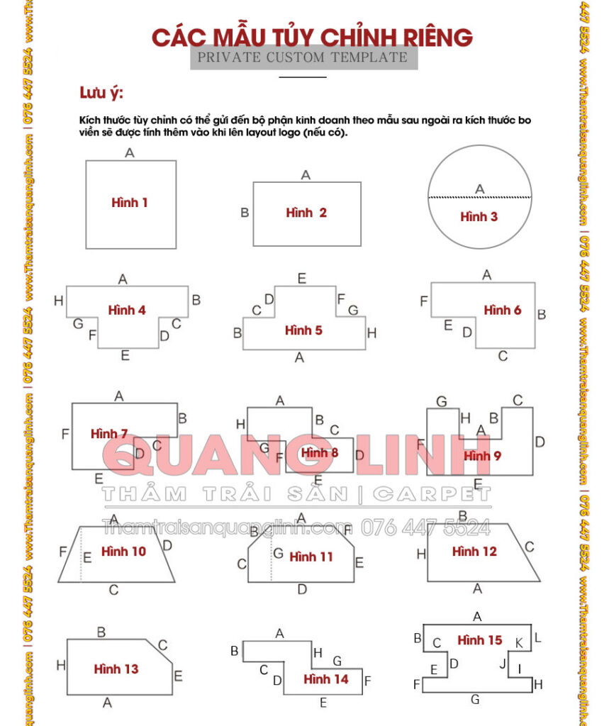Thảm trải sàn Quang Linh