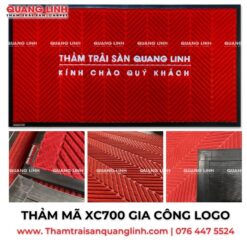 Thảm gia công thêu logo Mã QLXC700