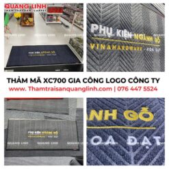 Thảm gia công thêu logo Mã QLXC700