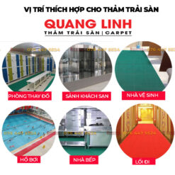 Thảm Nhựa Lưới Chống Trơn Trượt Dày PVC Lót Sàn Nhà Tắm, Nhà Xe, Hồ Bơi