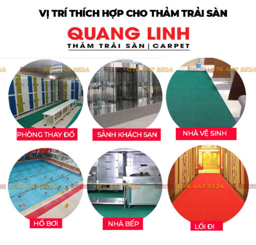 Thảm Nhựa Lưới Chống Trơn Trượt Dày PVC Lót Sàn Nhà Tắm, Nhà Xe, Hồ Bơi