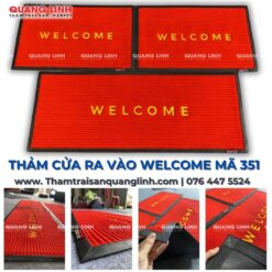 THẢM CỬA RA VÀO WELCOME MÃ 351