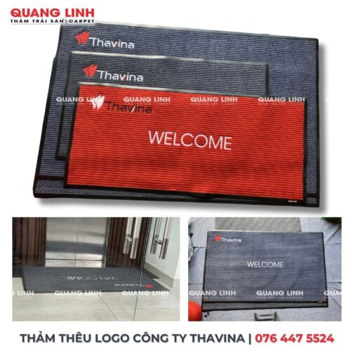 Thảm cuộn Sọc Ngang Gia Công Theo Yêu Cầu Stripemat Mã QL351