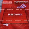 Thảm welcome, thảm welcome gia công theo yêu cầu; thảm chùi chân welcome; thảm welcome 120x180cm; thảm welcome 80x120cm; thảm welcome 60x90cm; thảm welcome 40x60cm