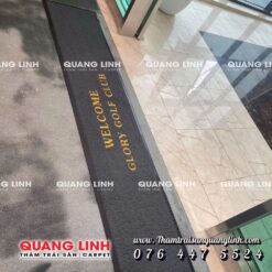 Thảm cửa ra vào nhựa rối Welcome Glory Golf Group QL850