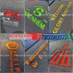 Thảm thêu logo theo yêu cầu QL850