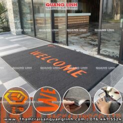 Thảm nhựa rối welcome 120x180cm QL850