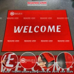 Thảm nhựa rối welcome 120x180cm QL850