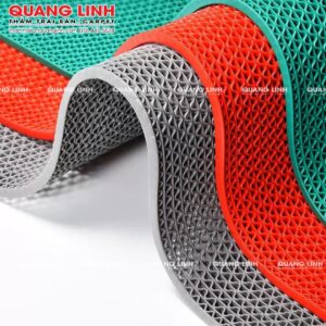 Thảm Nhựa Lưới Chống Trơn Trượt PVC Lót Sàn Nhà Tắm Nhà Xe Hồ Bơi