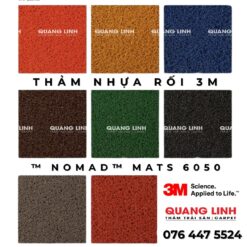 Thảm Trải Sảnh nhựa rối 3M Nomad Mats 6050 Gia công theo yêu cầu