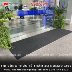 Thi Công Thực Tế Thảm 3M Nomad Carpet Matting 3100