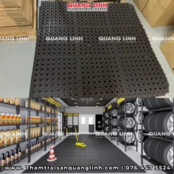 Thảm cao su chống trượt cho nhà bếp khu sản xuất QL90