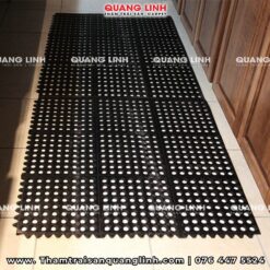 Thảm cao su chống trượt cho nhà bếp khu sản xuất QL90