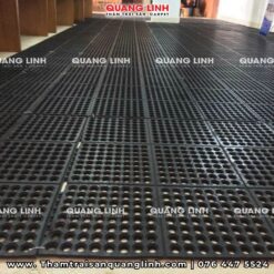Thảm cao su chống trượt cho nhà bếp khu sản xuất QL90