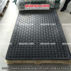 Thảm cao su đa năng mã QL140 chịu lực, chịu dầu cho nhà bếp, khu vệ sinh, nhà hàng, khu sản xuất