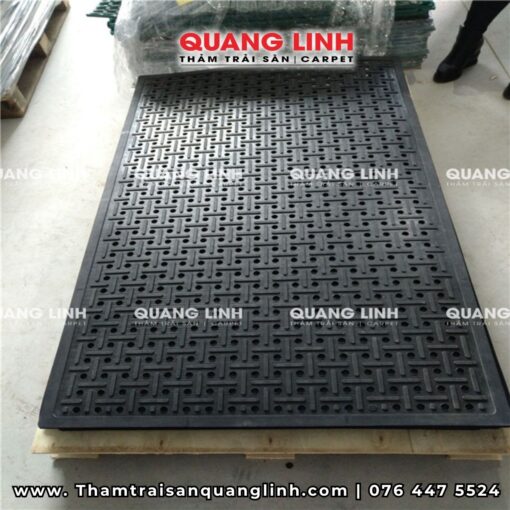 Thảm cao su đa năng mã QL140 chịu lực, chịu dầu cho nhà bếp, khu vệ sinh, nhà hàng, khu sản xuất