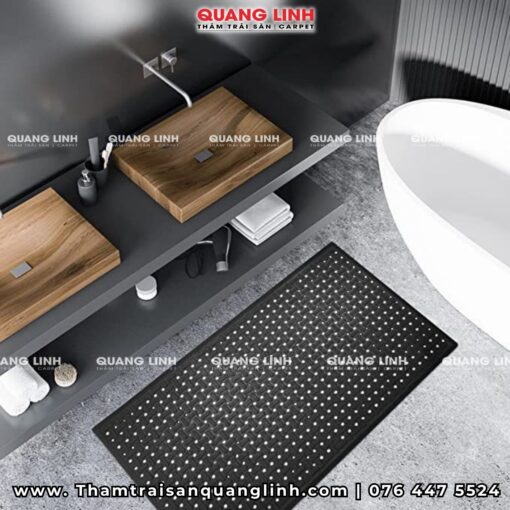 Thảm cao su đa năng mã QL140 chịu lực, chịu dầu cho nhà bếp, khu vệ sinh, nhà hàng, khu sản xuất