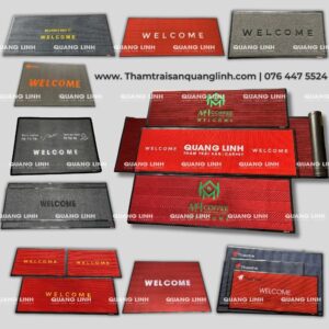 Thảm cửa ra vào Welcome gia công theo yều cầu