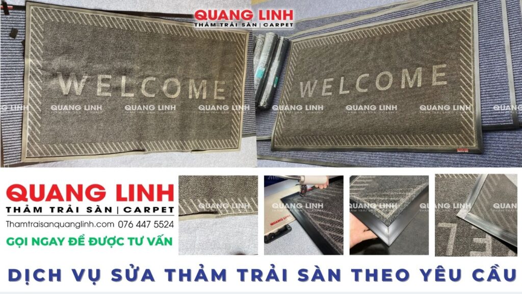 Sửa Chữa Bảo Dưỡng Thảm Trải Sảnh, Thảm Cửa Ra Vào