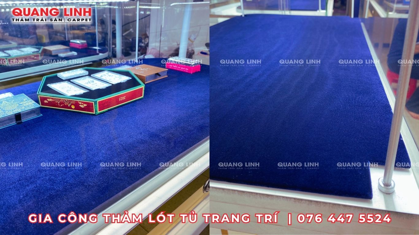 GIA CÔNG THẢM LÓT TỦ TRANG TRÍ | 076 447 5524