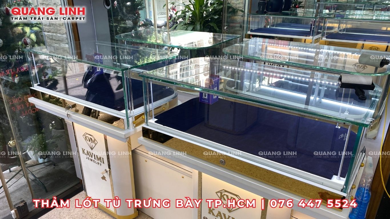 THẢM LÓT TỦ TRƯNG BÀY TP.HCM | 076 447 5524