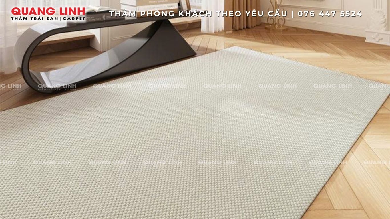 Thảm Trải Sàn Phòng Khách Cao Cấp – Sang Trọng, Hiện Đại