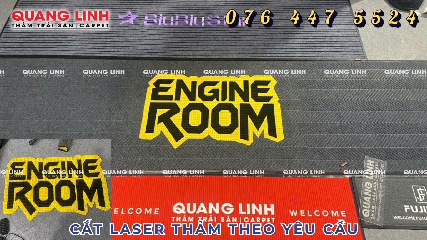 Cắt Laser Thảm Trải Sàn Theo Yêu Cầu Tại Tp Hcm