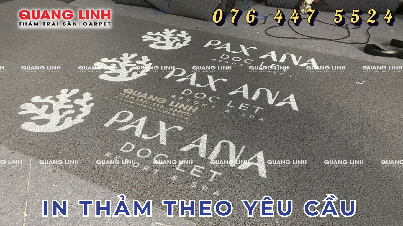 In Thảm Theo Yêu Cầu Tại Thảm Trải Sàn Quang Linh