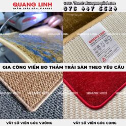 may vắt sổ thảm may viền thảm trải sàn