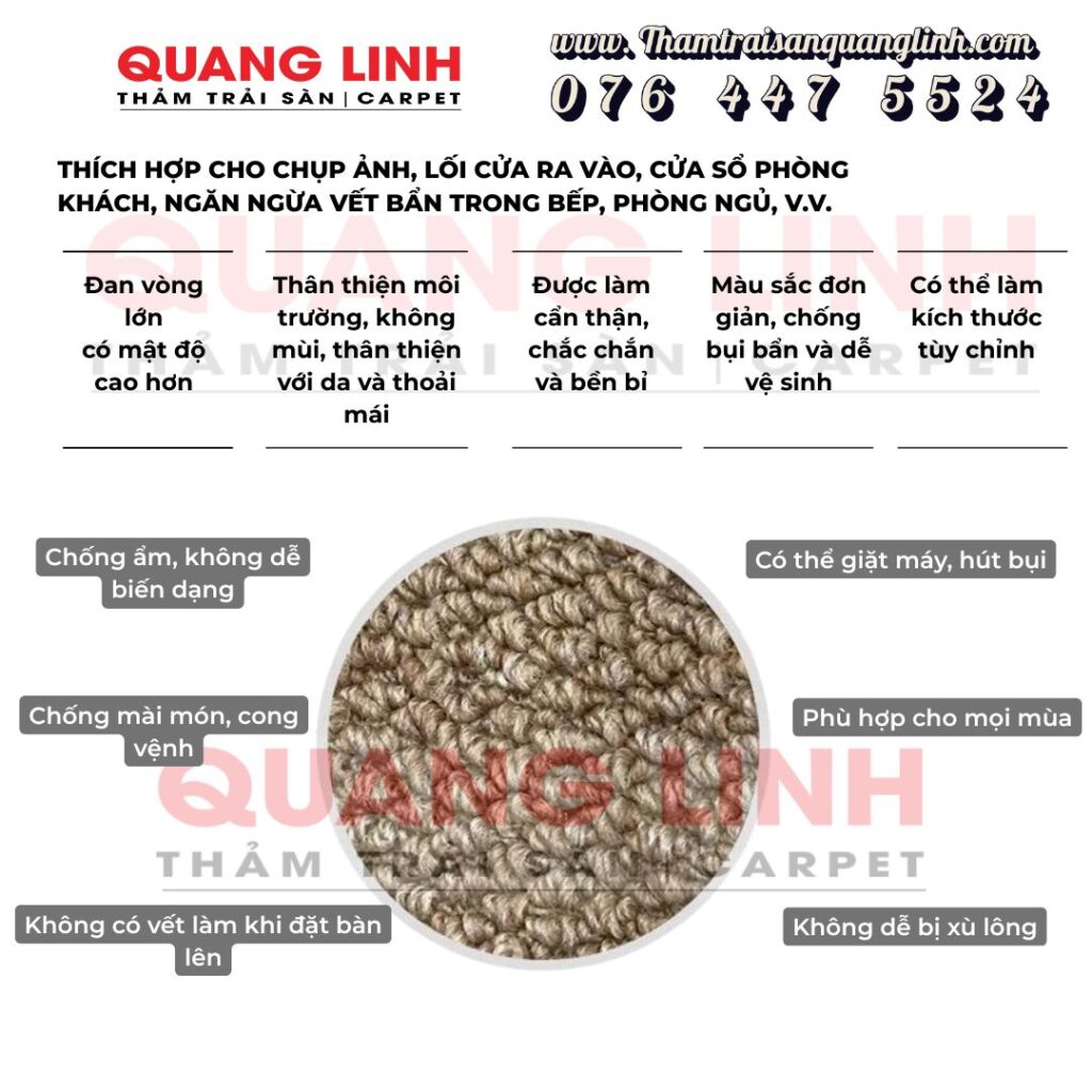 Thảm trải sàn Quang Linh