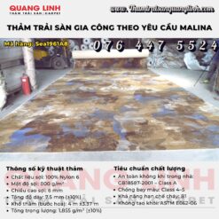 Thảm trải sàn phòng khách thảm phòng ngủ Malina