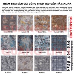 Thảm trải sàn phòng khách thảm phòng ngủ Malina