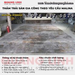 Thảm trải sàn phòng khách thảm phòng ngủ Malina