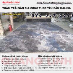 Thảm trải sàn phòng khách thảm phòng ngủ Malina
