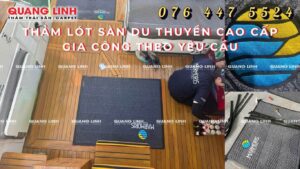Thảm lót sàn du thuyền cao cấp gia công theo yêu cầu