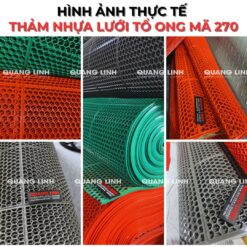 thảm nhựa lưới chống trơn trượt tổ ong