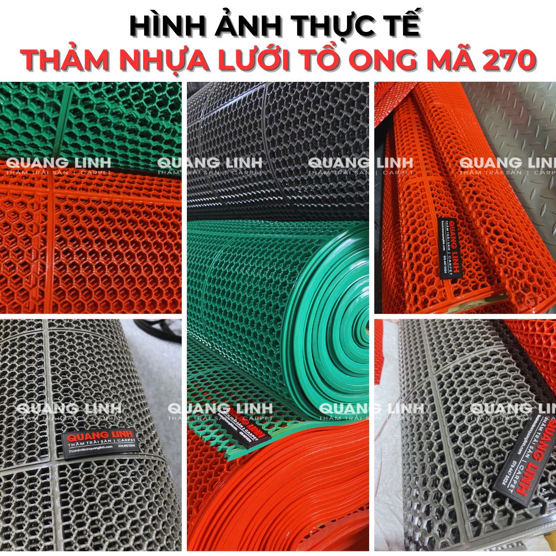 thảm nhựa lưới chống trơn trượt tổ ong thảm nhựa lưới chống trơn trượt tổ ong