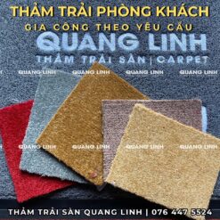 Thảm trải sàn sofa phòng khách