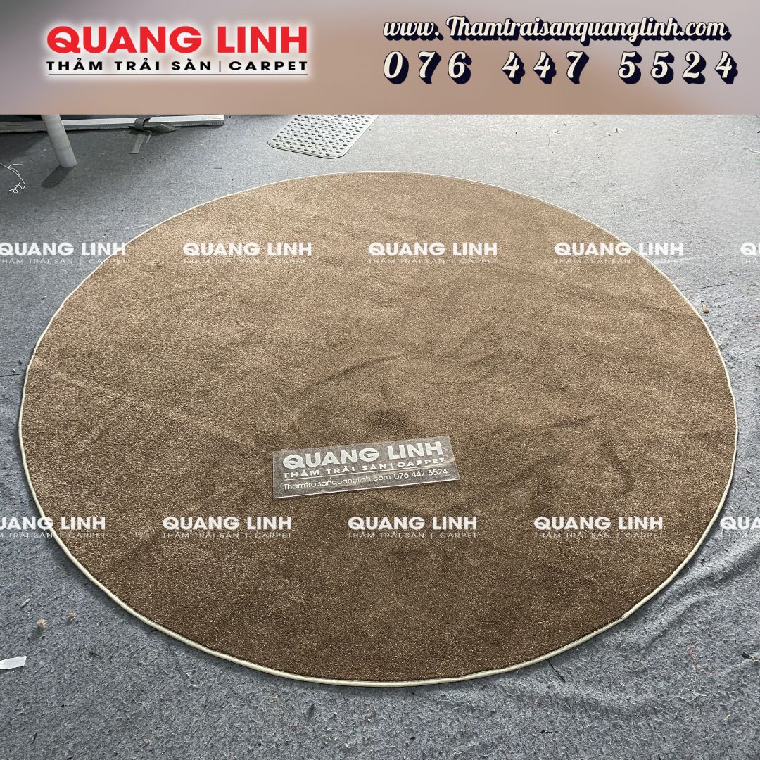 Thảm trải sàn tròn 2m phòng khách decor Thảm trải sàn tròn 2m phòng khách decor