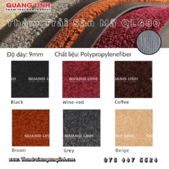 Thảm Trải Sảnh Cửa Ra Vào Decor Nilong Nylon Nilon Initial