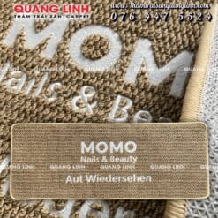 Thảm Decor Tiệm Nail Logo, Thảm Decor Spa Logo Gia Công Theo Yêu Cầu TP.HCM 4 Thảm Phòng Khách Decor Logo QL19