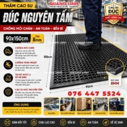 Tham cao su QL130 có rãnh thoát nước chống trượt