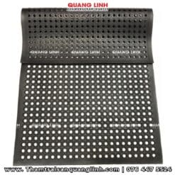 Thảm Cao Su QL130 – Thảm Chống Trượt Có Lỗ Thoát Nước 8 Thảm cao su đa năng chịu lực chịu dầu mỡ có rãnh thoát nước chống trượt