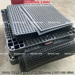 Thảm Cao Su QL130 – Thảm Chống Trượt Có Lỗ Thoát Nước 5 Thảm cao su đa năng chịu lực chịu dầu mỡ có rãnh thoát nước chống trượt