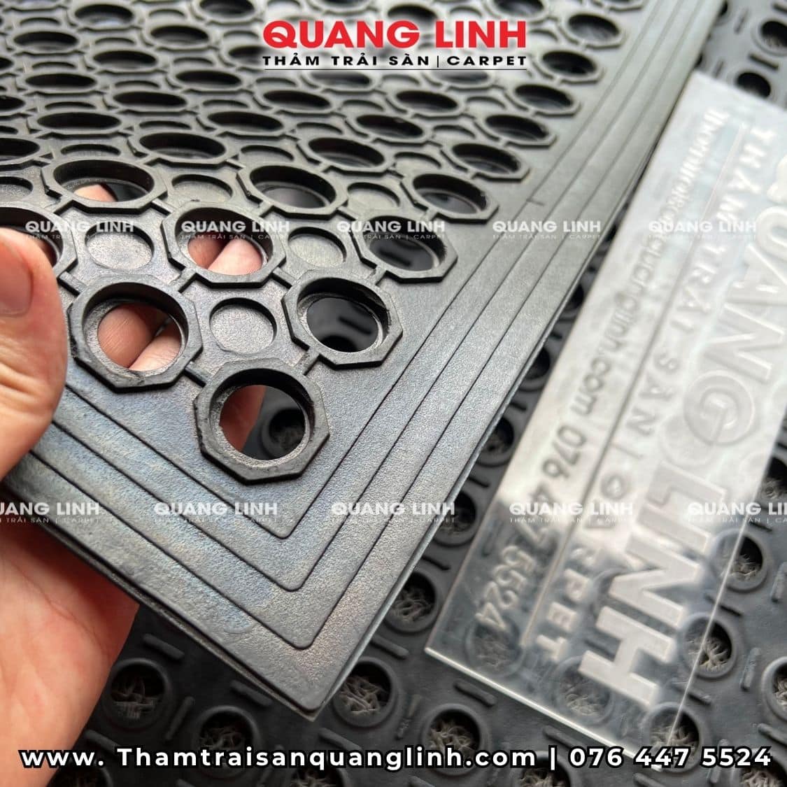 Thảm cao su đa năng chịu lực chịu dầu mỡ có rãnh thoát nước chống trượt Thảm cao su đa năng chịu lực chịu dầu mỡ có rãnh thoát nước chống trượt