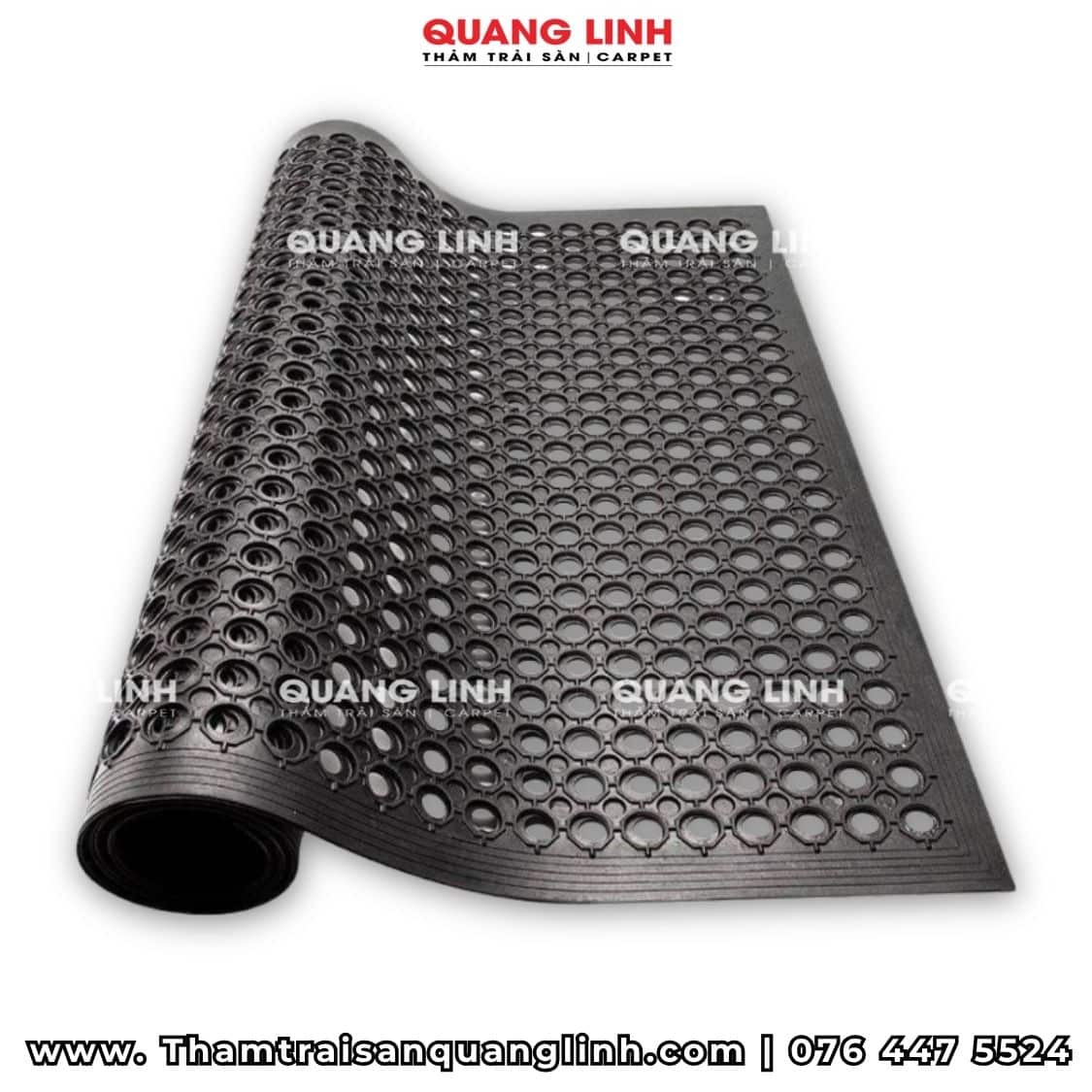 Công dụng thảm cao su có rãnh thoát nước chống trượt QL130 Công dụng thảm cao su có rãnh thoát nước chống trượt QL130
